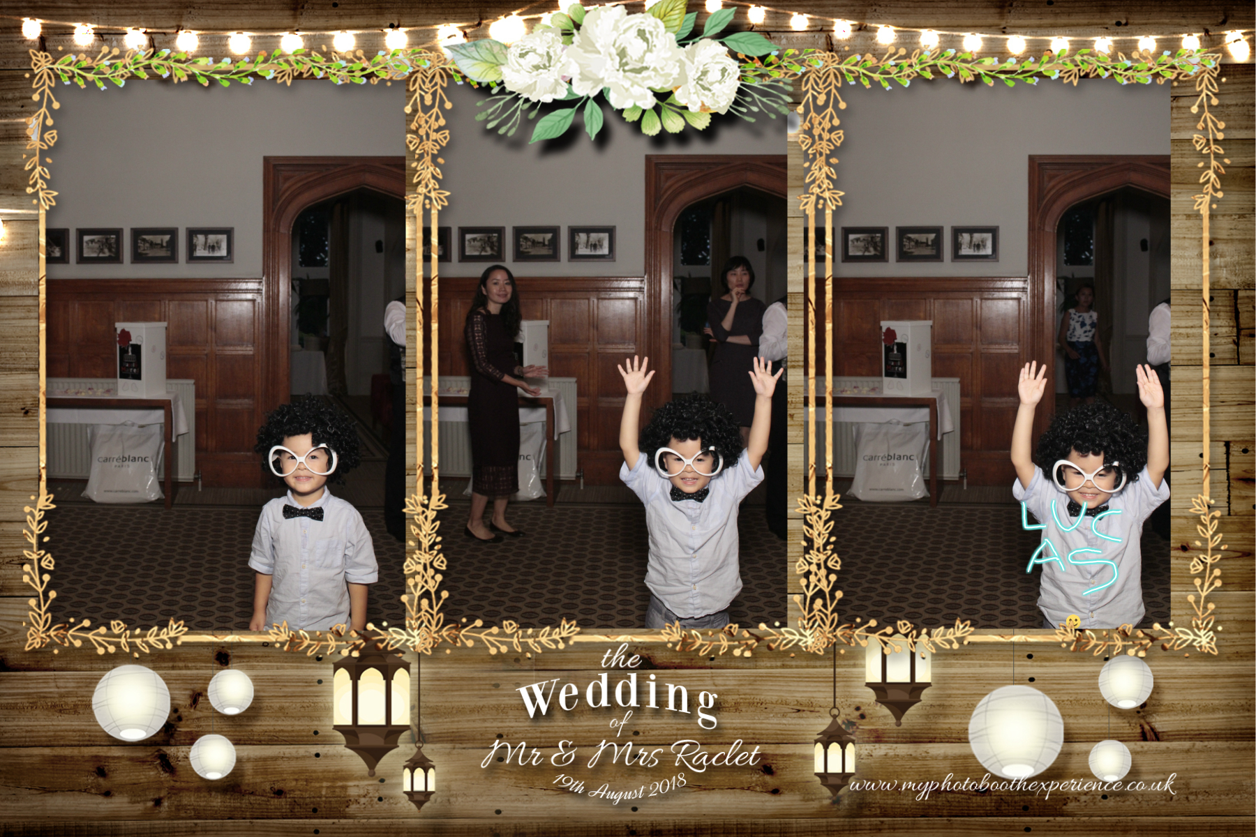 Mr & Mrs Raclet | View more photos from the event at gallery.myphotoboothexperience.co.uk/u/MyPhotoBoothExperienceLtd/Mr-Mrs-Raclet